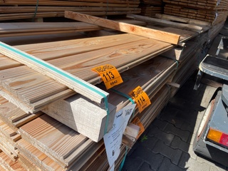 6x Douglas Wisselsponning, 18x190mm, lengte 400cm